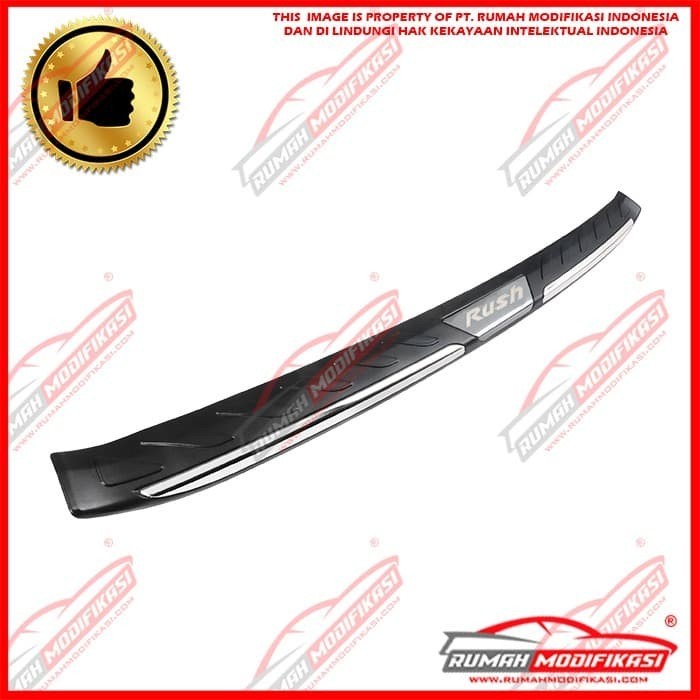 REAR BUMPER COVER - SILL PLATE BELAKANG - TOYOTA RUSH 2018-ON
