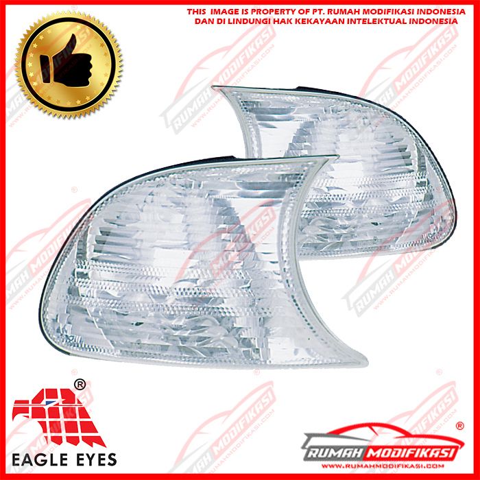 CORNER LAMP - BMW E46 2 DOOR 1999-2003 - CRYSTAL - EAGLEEYES
