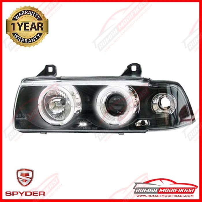 HEADLAMP - BMW E36 1991-1998 - SONAR - LED - PROJECTOR - BLACK