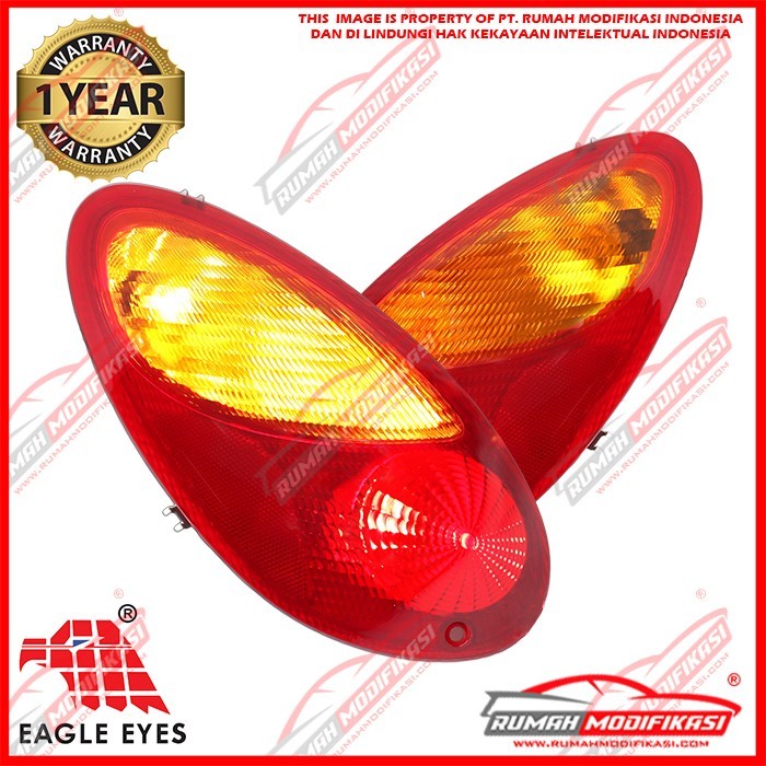 STOP LAMP - CHRYSLER PT CRUISER 2001-2005 - CRYSTAL - RED - AMBER