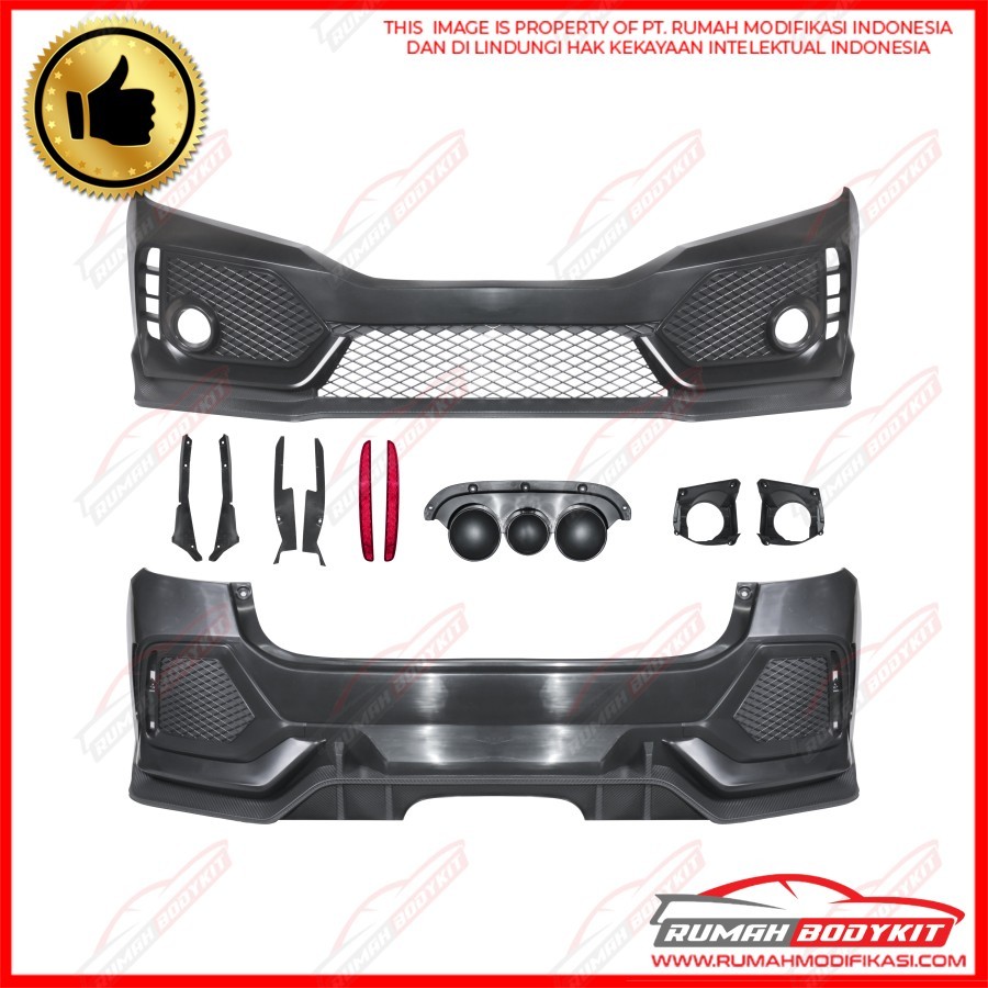 BODYKIT CITY 2014-2016 - TYPE R - UNPAINTED