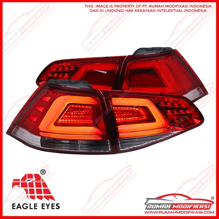 STOP LAMP - VW GOLF MK 7 2013-ON - LED - RED CLEAR