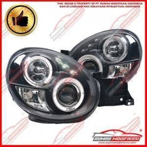 HEADLAMP - SUBARU WRX 2000-2002 - LED - PROJECTOR - HALO RIM