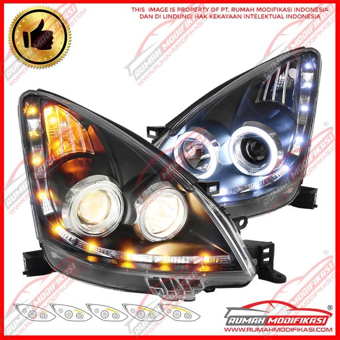 HEAD LAMP - NISSAN LIVINA 2007-2012 - EAGLEEYES - STARLINE - ANGELEYES- SEQUENTIAL