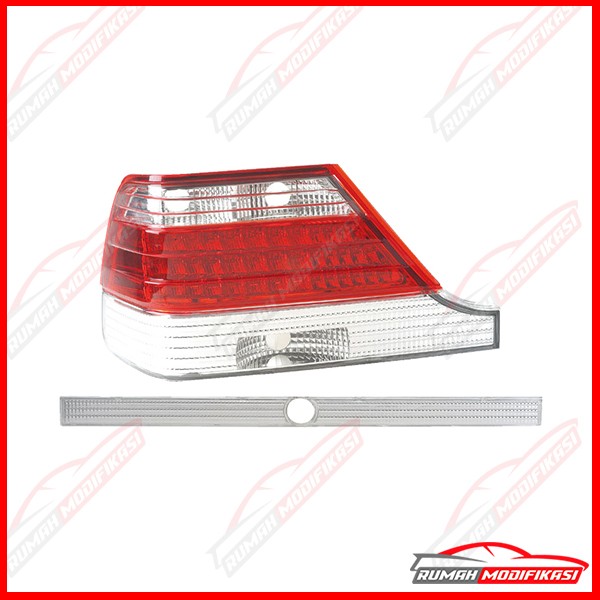 STOP LAMP - BENZ W140 S-CLASS 1991-1998 - LED - RED CLEAR - EAGLEEYES