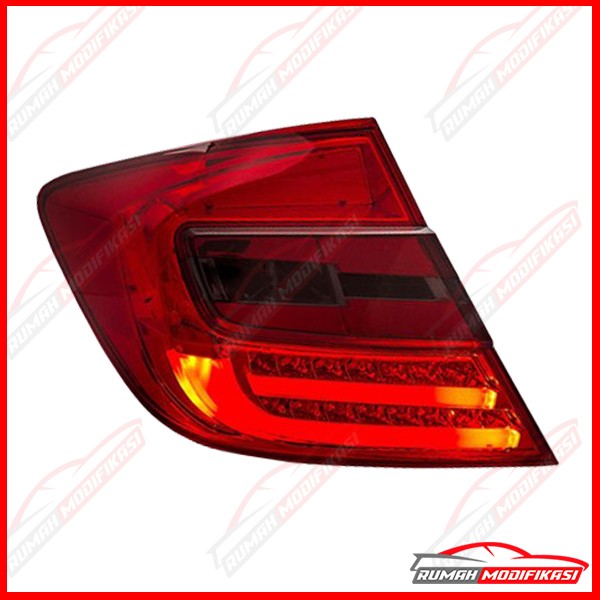 STOP LAMP HONDA CIVIC 2012-2015 - LIGHT BAR DESIGN - RED SMOKE