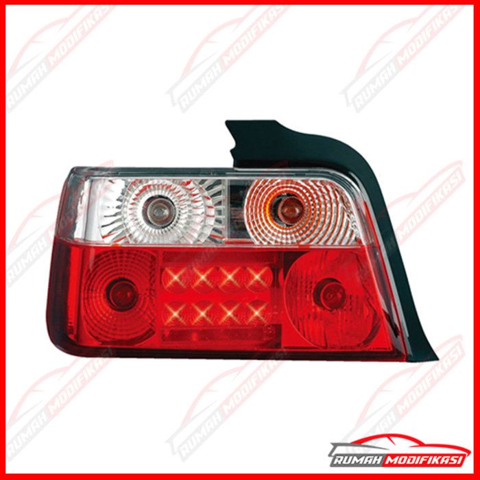 STOP LAMP BMW E36 2 DOOR 1991-1998 - EAGLEEYES - RED CLEAR - LED