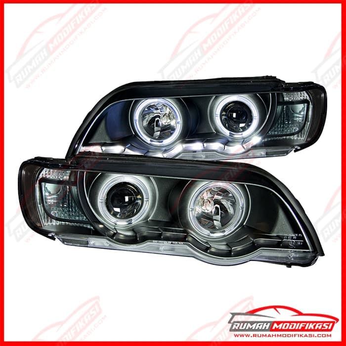 HEADLAMP - BMW X5 E53 2000-2004 - EAGLEEYES - ANGEL EYES - STARLINE