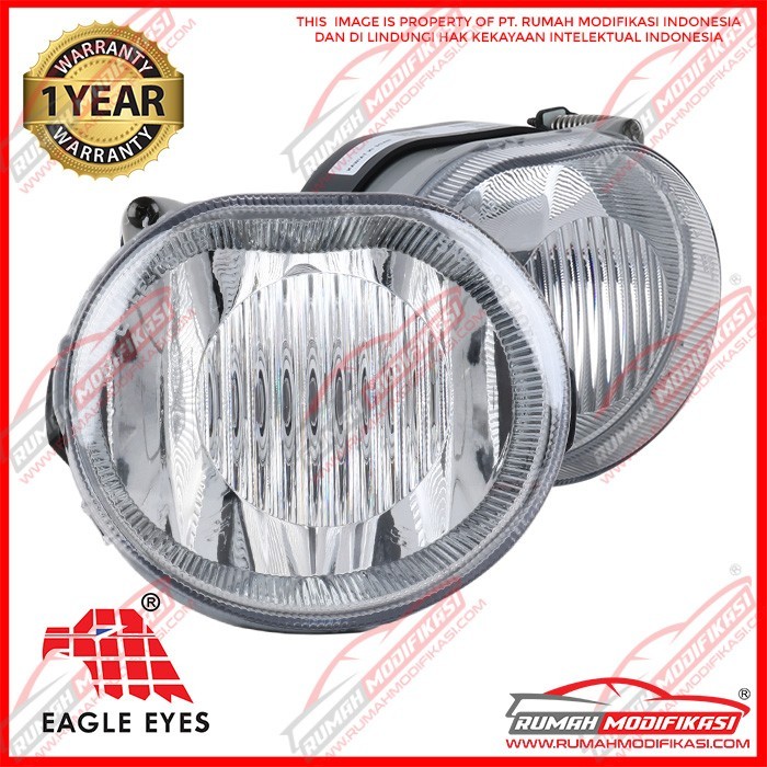 FOG LAMP - JEEP LIBERTY - 2002-2004 - CHROME