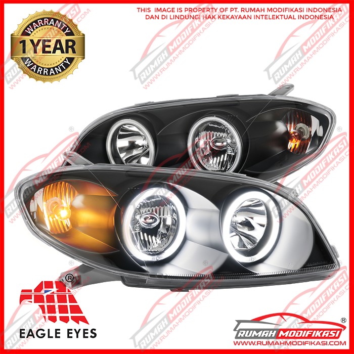 HEADLAMP TOYOTA VIOS 2003 - 2005 - EAGLEEYES - ANGLEEYES