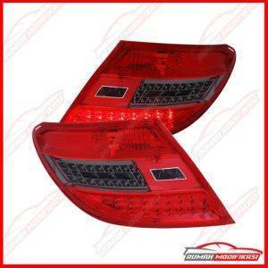 STOP LAMP MERCEDES BENZ W204 C-CLASS '07-09' - LED - RED SMOKE